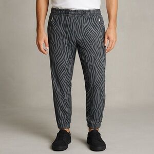 Tommy Bahama IslandZone Men’s Small Gray Zebra Print Jogger Pants‎
